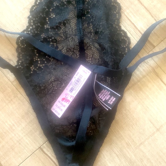 NWT VICTORIA'S SECRET Strappy One Piece Lingerie S/P - Picture 5 of 9